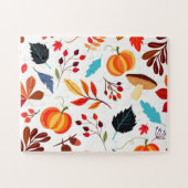 美しい秋のパターン ジグソーパズル (横)