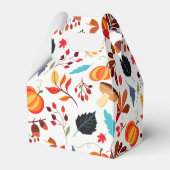 美しい秋のパターン –  フェイバーボックス (裏面サイド)