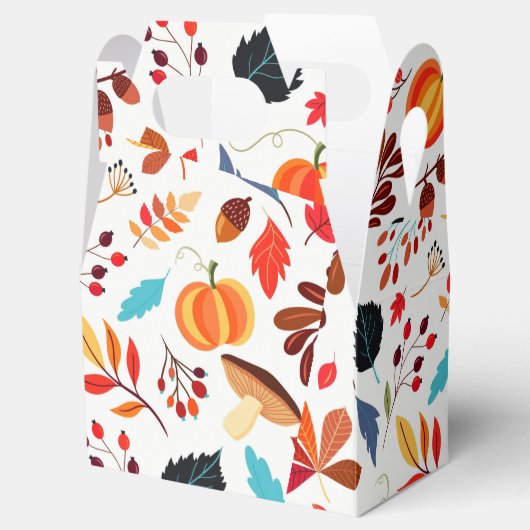 美しい秋のパターン –  フェイバーボックス (オープン)