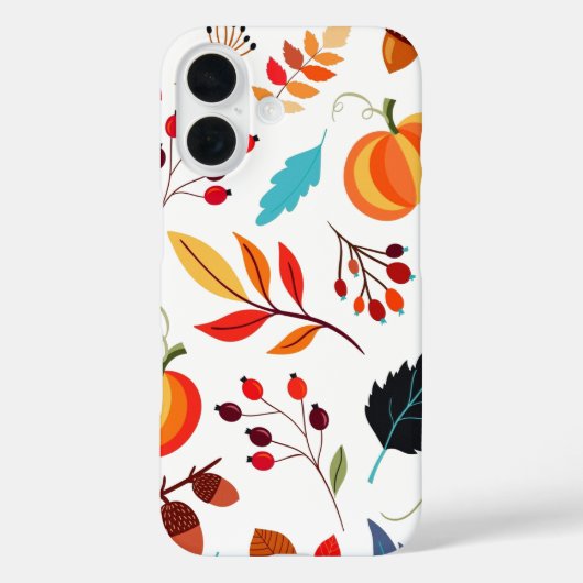美しい秋のパターン Case-Mate iPhoneケース (裏面)