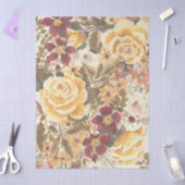 美しい秋のフローラティッシュペーパー 薄葉紙 (クラフト)