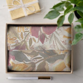 美しい秋のフローラティッシュペーパー 薄葉紙 (ギフト)