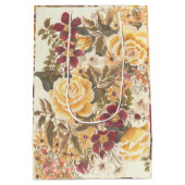 美しい秋のフローラ抱き枕 ミディアムペーパーバッグ (裏面)