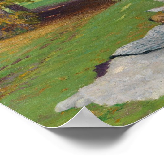 美しい秋の午後 | エドワード・キュケル ポスター (角)