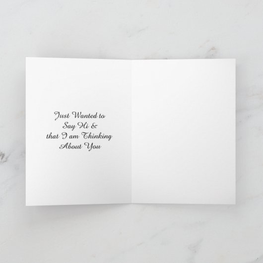 美しい秋の日の秋考えの道のあなたについて カード (内部)