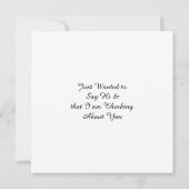 美しい秋の日の秋考えの道のあなたについて カード (裏面)