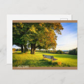 美しい秋の景色 ポストカード (正面/裏面)