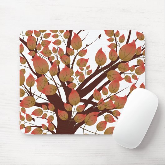 美しい秋の木 マウスパッド (マウス)