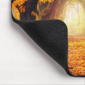 美しい秋の森 マウスパッド (コーナー)