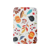 美しい秋の模様- バスマット (正面縦)