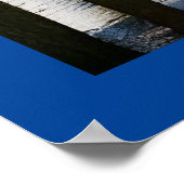 美しい秋の白樺 ポスター (角)