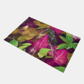 美しい秋の紅葉模様 ドアマット (アングル)