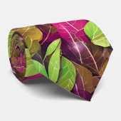 美しい秋の紅葉模様 ネクタイ (ロール)