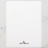 美しい秋の紅葉 – 文房具紙 (裏面)