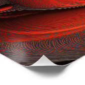 美しい秋の色のニュートンブロット ポスター (コーナー)