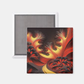 美しい秋の色のニュートンブロット マグネット (正面/裏面)