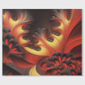 美しい秋の色のニュートンブロット ラッピングペーパー (フラット)