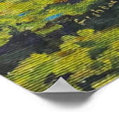 美しい秋の色反射ポスター ポスター (角)