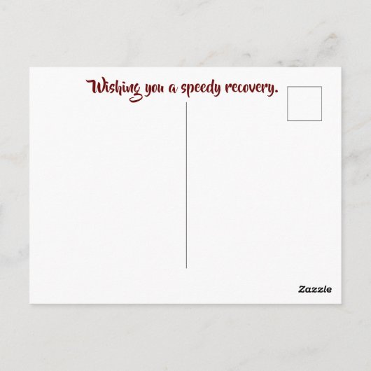 美しい秋の色彩の回復お見舞いポストカード ポストカード