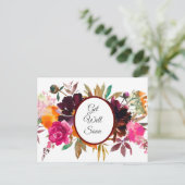 美しい秋の色彩の回復お見舞いポストカード ポストカード (スタンド正面)