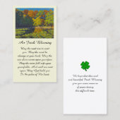 美しい秋の色記念カード 名刺 (正面/裏面)