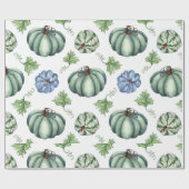 美しい秋カボチャ ラッピングペーパー (フラット)