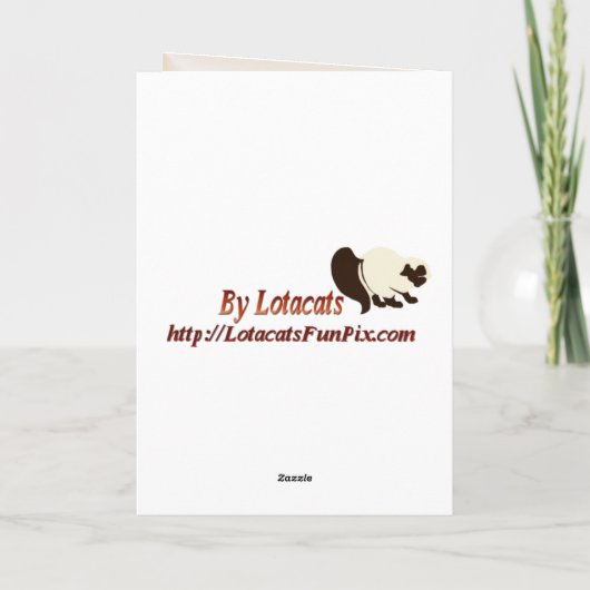 美しい秋カード カード (裏面)