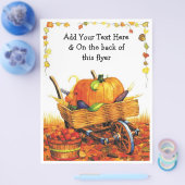 美しい秋シーン チラシ (シングル)