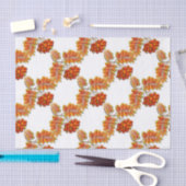 美しい秋ティッシュペーパー 薄葉紙 (クラフト)