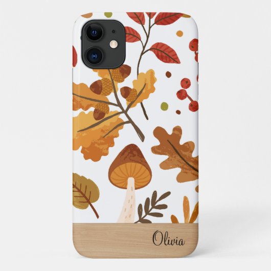 美しい秋テーマのiphoneケース Case-Mate iPhoneケース (裏面)