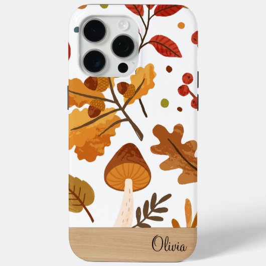 美しい秋テーマのiphoneケース Case-Mate iPhoneケース (裏面)