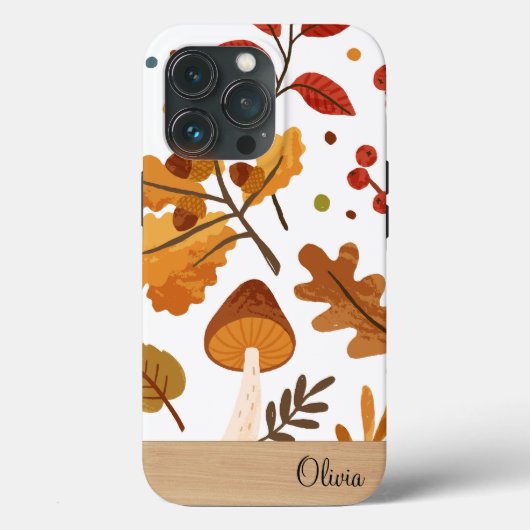 美しい秋テーマのiphoneケース Case-Mate iPhoneケース (裏面)