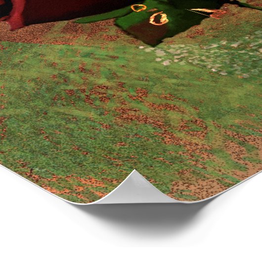 美しい秋バラ ポスター (角)