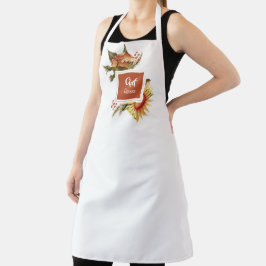 美しい秋フローラ |パーソナライズされた | エプロン