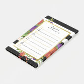 美しい秋ブーケ名前をカスタムするTo Doリスト ポストイット (アングル)