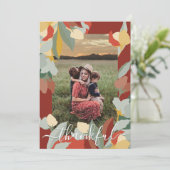 美しい秋感謝祭グリーティングカード シーズンカード (スタンド正面)