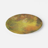 美しい秋紙プレート ペーパープレート (アングル)