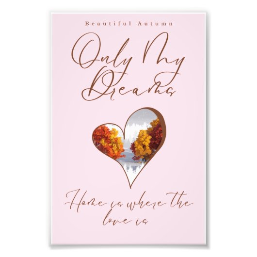 美しい秋 フォトプリント            (正面)