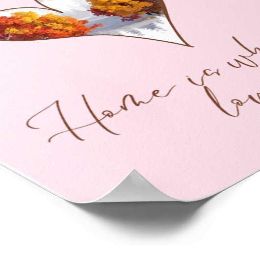 美しい秋 ポスター (角)