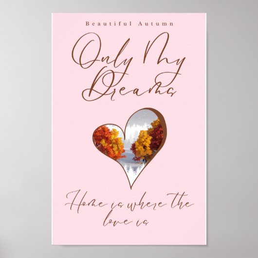 美しい秋 ポスター (正面)