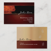 美しい秋 名刺 (正面/裏面)