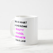 美しい科卒素晴らし コーヒーマグカップ (正面左)