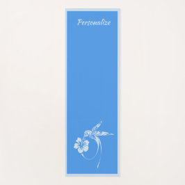 美しい穏やかなハミングバードブルーゼンヨガナマステ ヨガマット