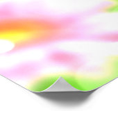 美しい穏やかな至福の美しいフローラの風景 ポスター (角)