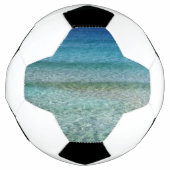 美しい穏カリブのやかな海 サッカーボール (正面)