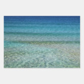 美しい穏カリブのやかな海 ラッピングペーパーシート (正面)