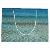 美しい穏カリブのやかな海 ラージペーパーバッグ (裏面)