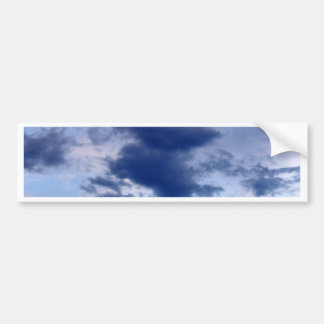 美しい空および雲 バンパーステッカー