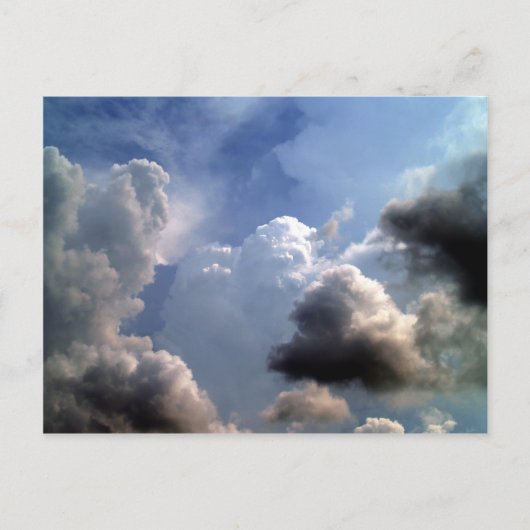美しい空と雲 ポストカード (正面)