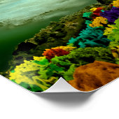 美しい空のカラフルロックアート ポスター (コーナー)